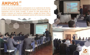 Read more about the article Amphos 21 participated in the XII Edition of Expominas in Quito (Ecuador) April 24-26, 2019